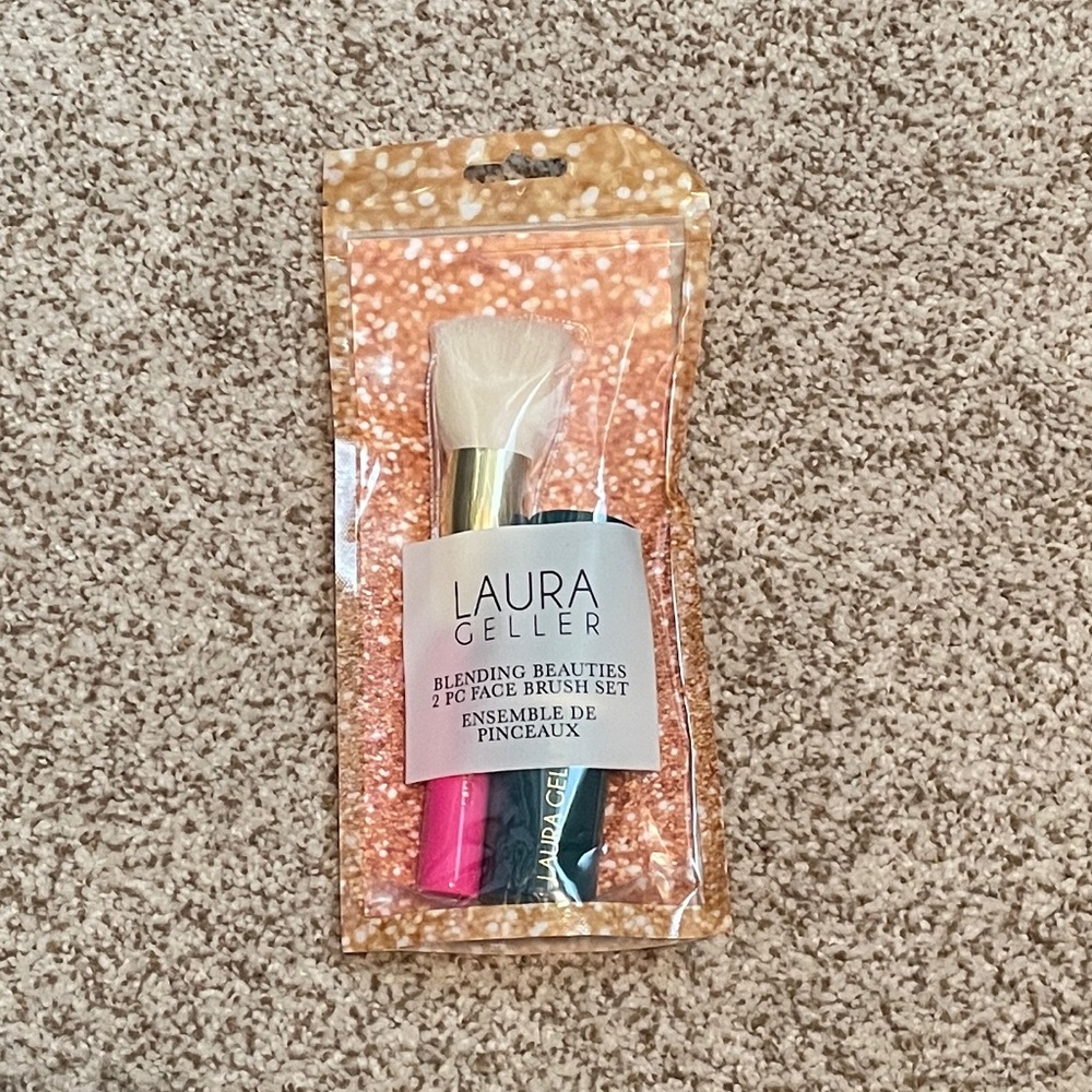 LAURA GELLER Blending Beauties 2 Piece Makeup Face Brush Set